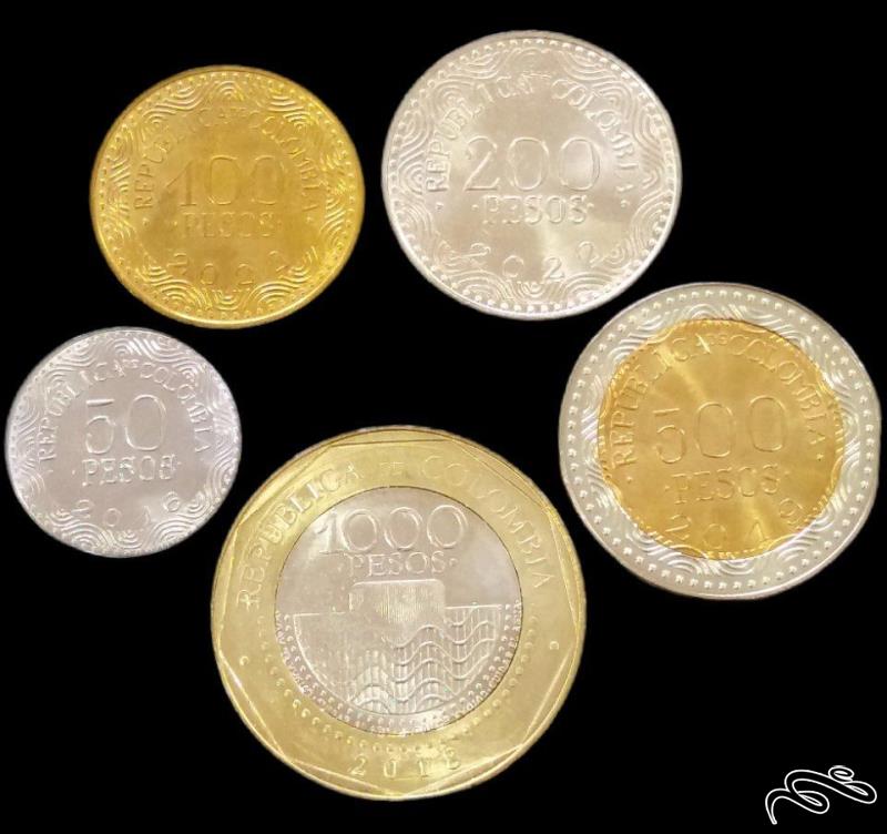 ست 5 عددی کمیاب کلمبیا (گالری بخشایش)