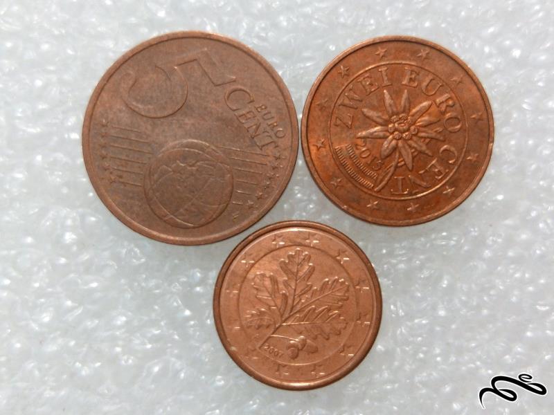 ۳ سکه زیبای سنت یورو با کیفیت (۱)۱۱۹