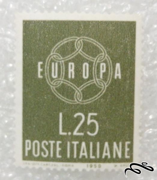 تمبر مشترک قدیمی سری اروپا 1959 ایتالیا (98)4 F
