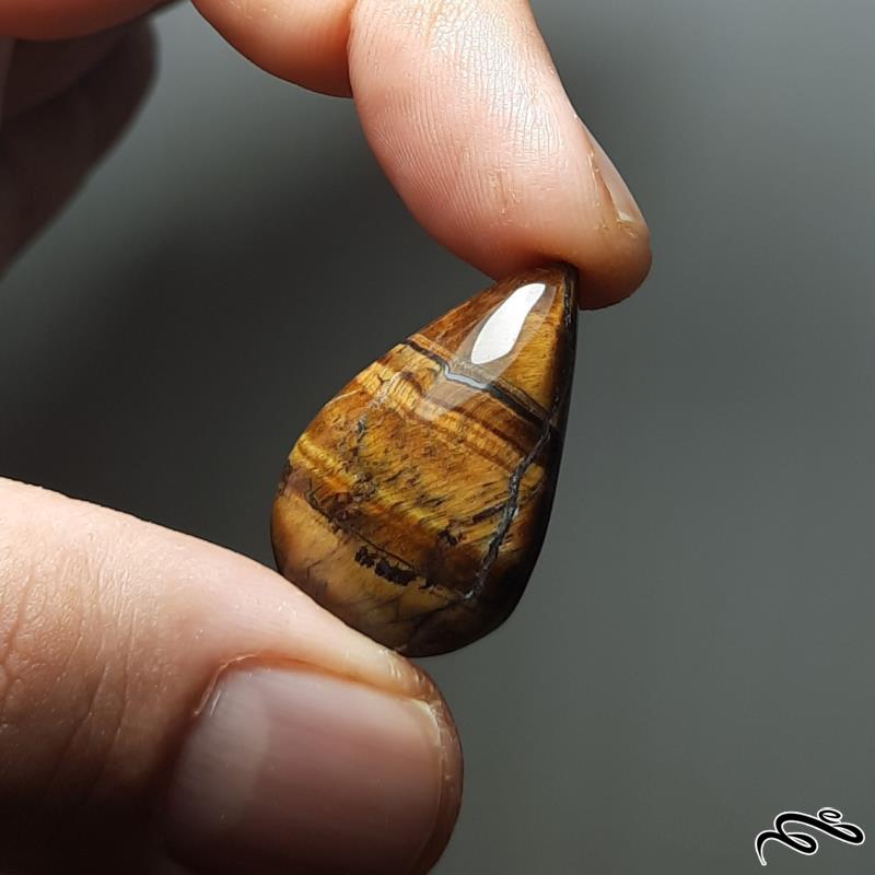 چشم ببر ( تایگر ) خوشرنگ خوش نقش طبیعی اصل معدنی