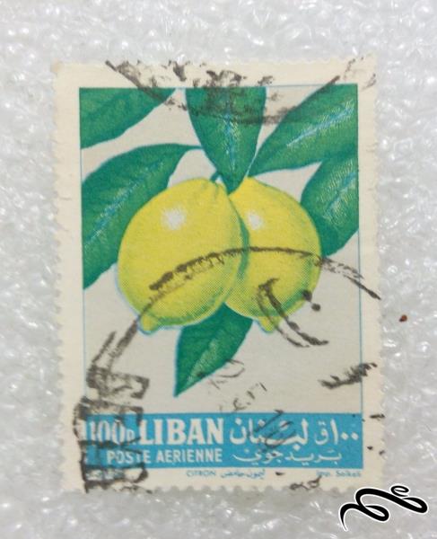 تمبر زیبای قدیمی لبنان.میوه.باطله (۹۷)۳