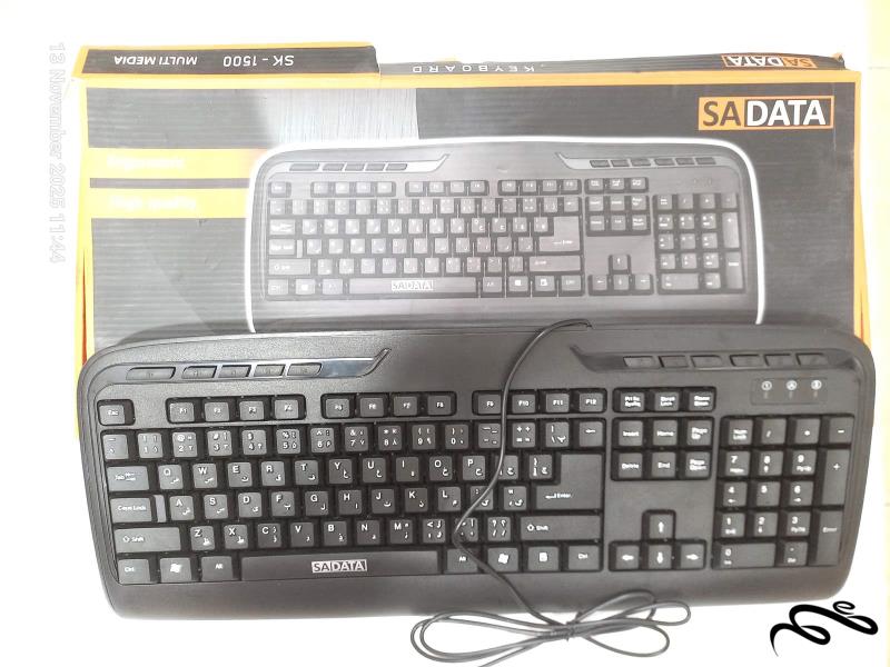 کیبورد SADATA SK-1500 پورت USB
