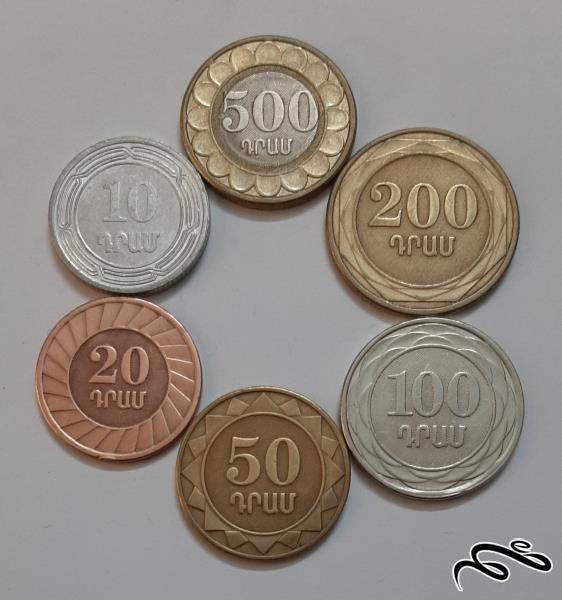 ست کامل سکه های ارمنستان