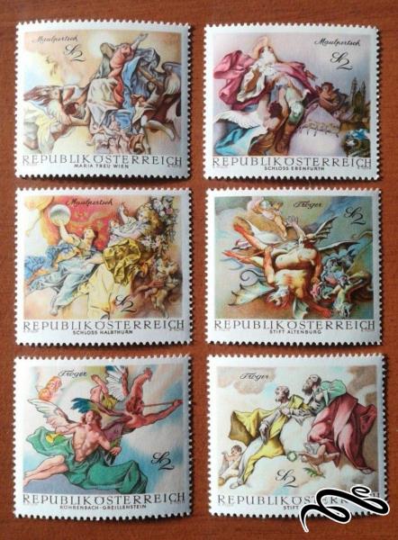 سری کامل و بسیار زیبای تمبر اتریش