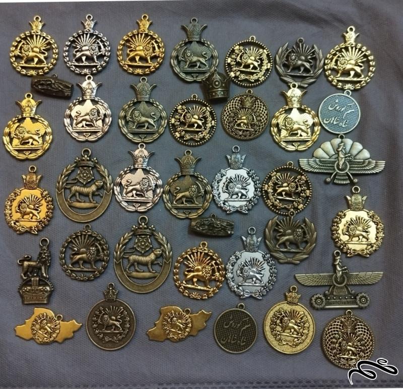 38 عدد مدال طرح  مطابق تصویر