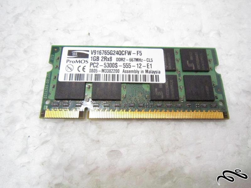 رم ProMos DDR2 1GB 667MHz لپ تاپی
