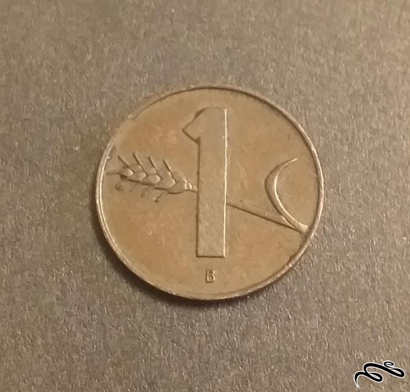 سکه قدیمی ۱ راپن سوئیس ۱۹۶۸