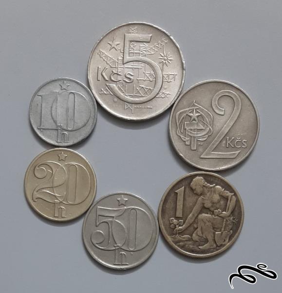 ست سکه های چکسلواکی