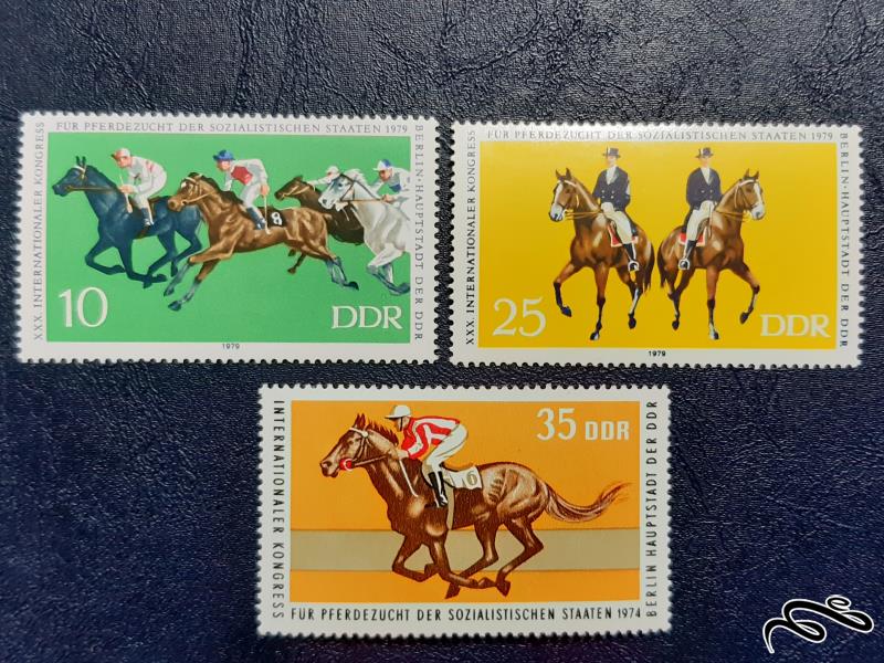 سری تمبر مسابقات اسب دوانی - آلمان 1974 و 1979