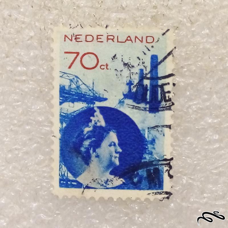 تمبر باارزش 1932 هلند . ملکه ویلهلمینا (96)1