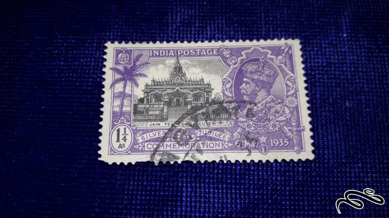 تمبر خارجی کلاسیک و قدیمی جرج پنجم مستعمره هندوستان