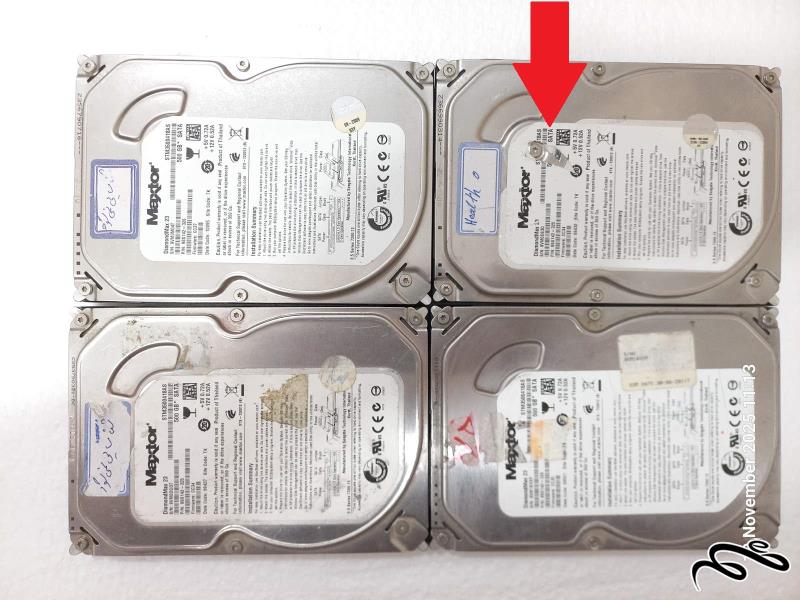 هارد Maxtor STM3500418AS 500GB ساتا معیوب