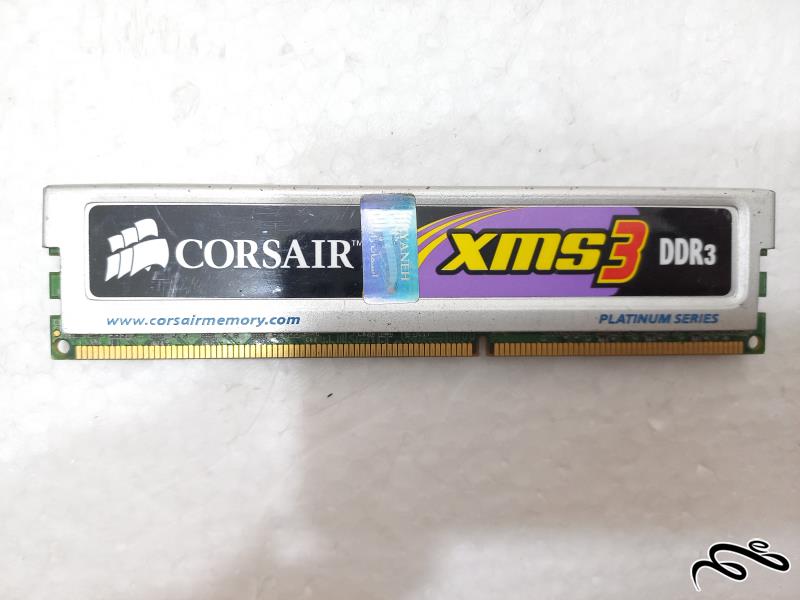 رم 1گیگابایت DDR3 باس 1333 برند Corsair