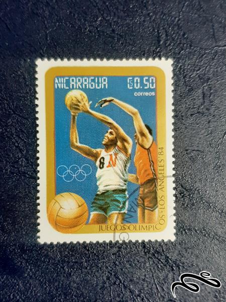 تمبر  المپیک 84 -نیکاراگوئه