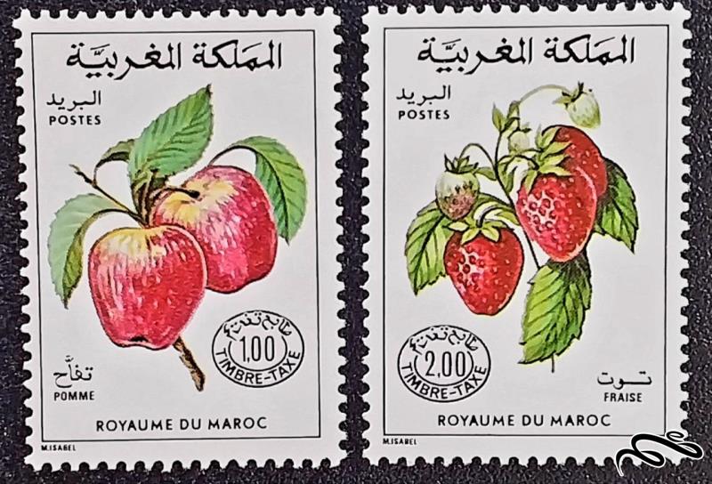 میوه ها - توت و سیب / مراکش 1986