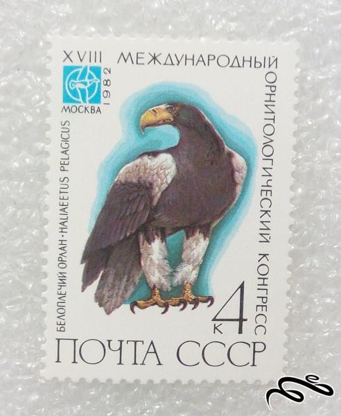 تمبر زیبای 1982 شوروی CCCP.پرنده (98)5+F