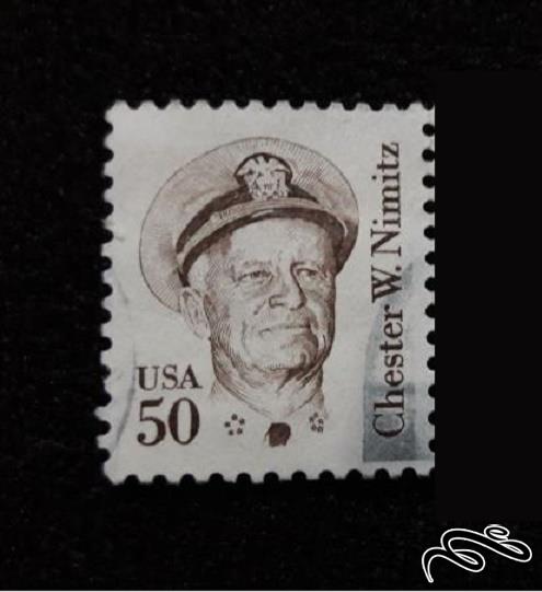 تمبر زیبای قدیمی 50 سنت امریکا . نی میتز (94)6