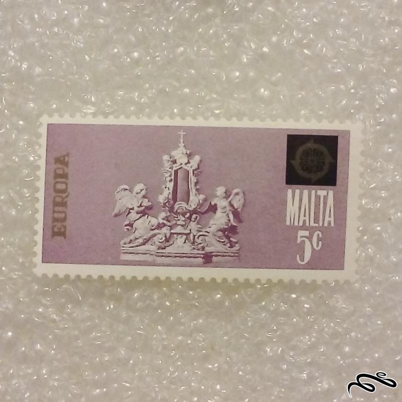 تمبر زیبای باارزش قدیمی مالتا در حد نو (95)4