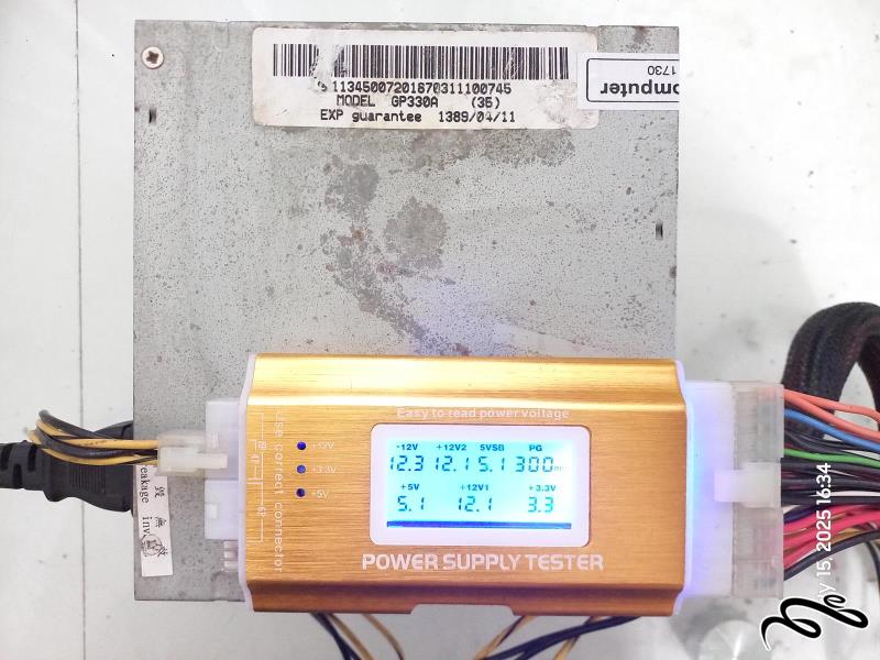 پاور Green GP330A فن کوچک 24 پین کد 1730