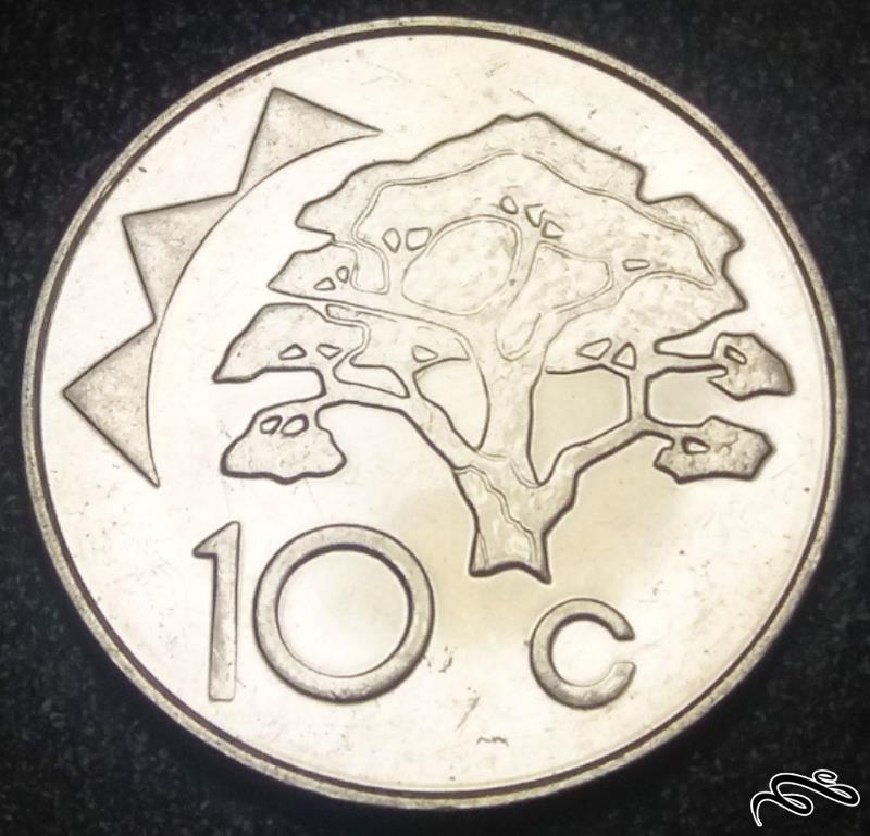 10 سنت کمیاب 2009 نامیبیا
