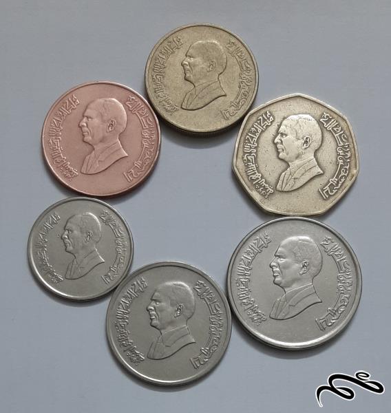 ست کامل سکه های اردن