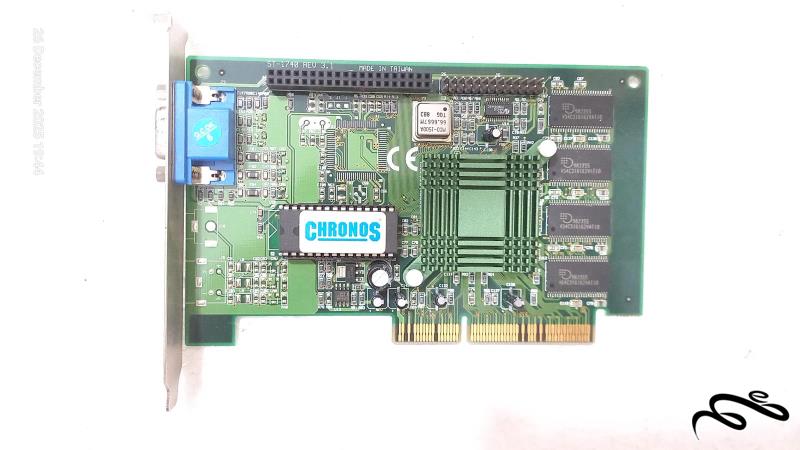 کارت گرافیک Chronos پورت AGP ورژن پایین تست نشده