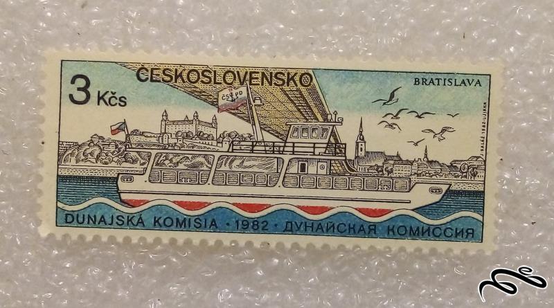 تمبر باارزش قدیمی 1982 چکسلواکی . کشتی (98)7