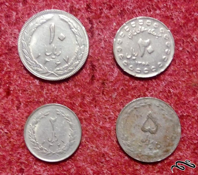 4 سکه زیبای مختلف جمهوری.با کیفیت (4)417