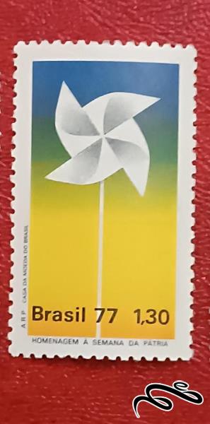 تمبر باارزش قدیمی ۱۹۷۷ برزیل (۹۳)۴