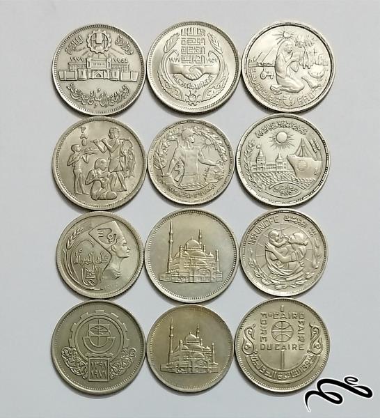 ست سکه های یادبودی مصر