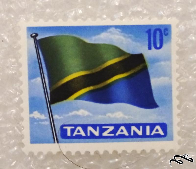 تمبر زیبا و باارزش قدیمی تانزانیا . پرچم (۹۸)۵