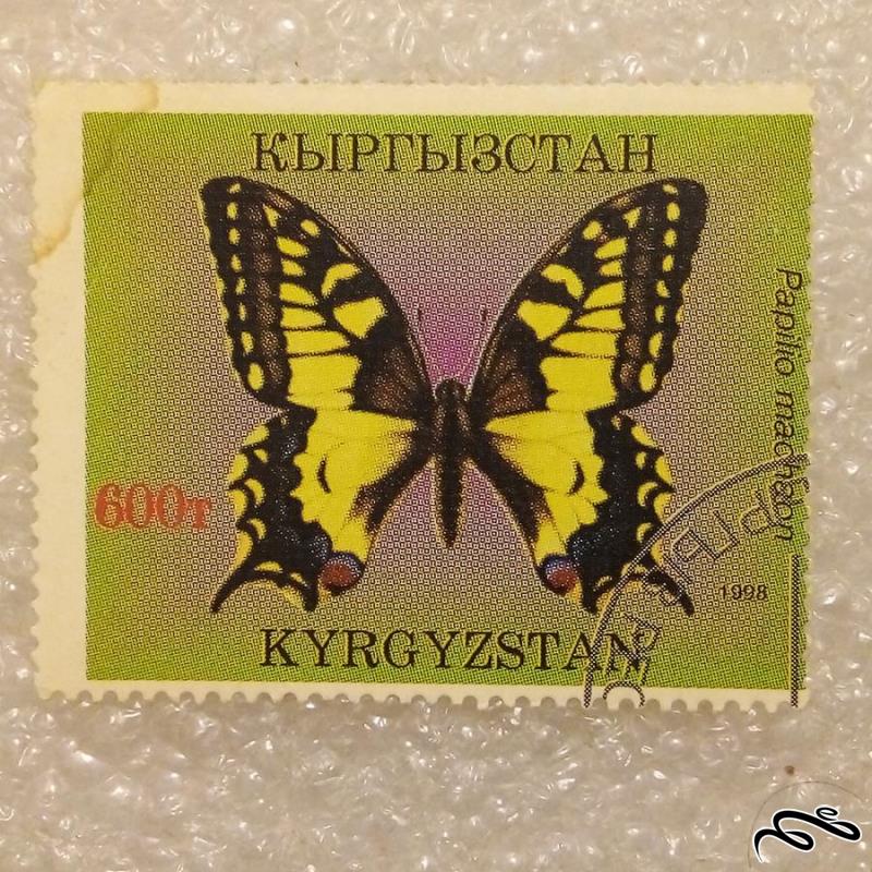 تمبر زیبای باارزش 1998 قرقیزستان . شاپرک (92)3