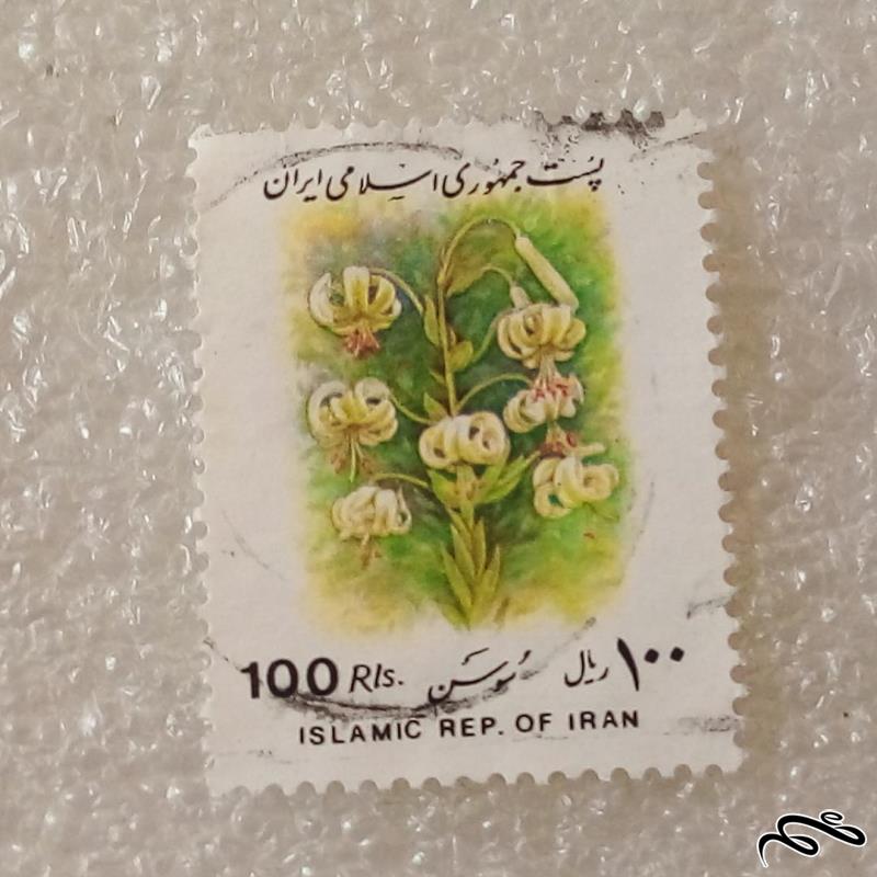 تمبر پستی گل سوسن باطله (90)6
