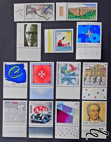 13سری تک کامل تمبرهای المان سال 1999