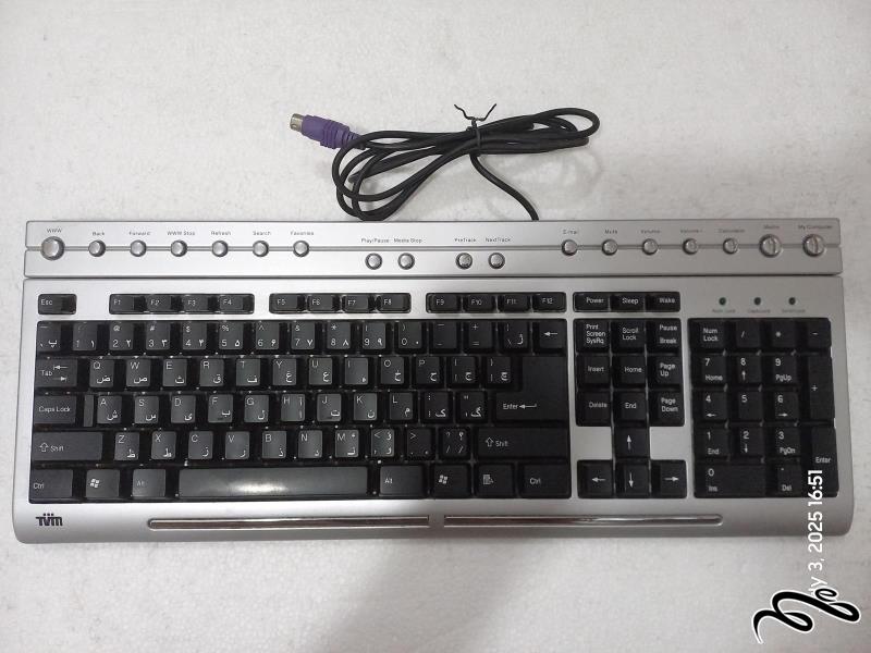 کیبورد TVM K9876 پورت PS2