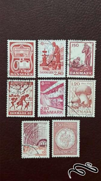 8 تمبر دانمارک (کد 17)