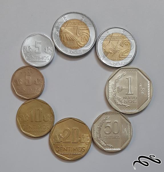 ست کامل سکه های پرو