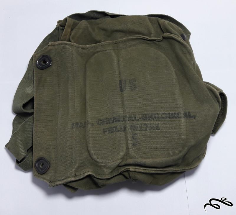 کیف خالی حمل ماسک گاز ارتش آمریکا مدل M17A1