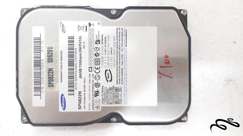 هارد سامسونگ SP0822N 80GB سلامت 100 درصد IDE