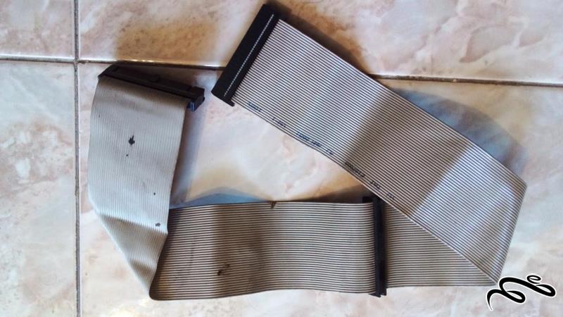 کابل IDE هارد رایتر 3 سوکت قدیمی 44 سانت در حد نو (ک 19)(ب 3)6