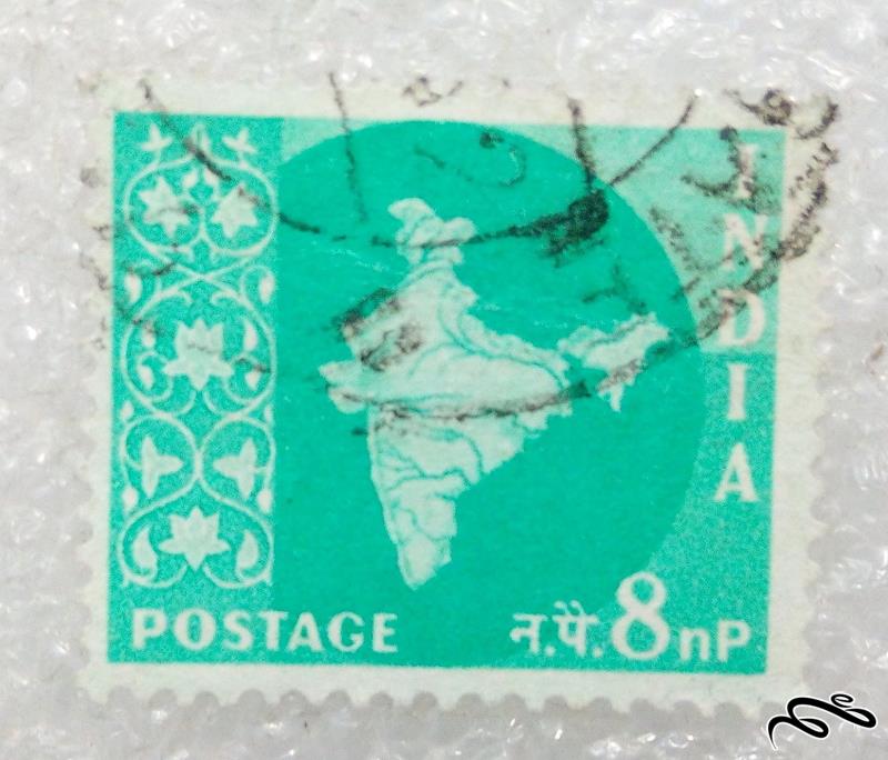 تمبر زیبا و ارزشمند هند.باطله (98)8