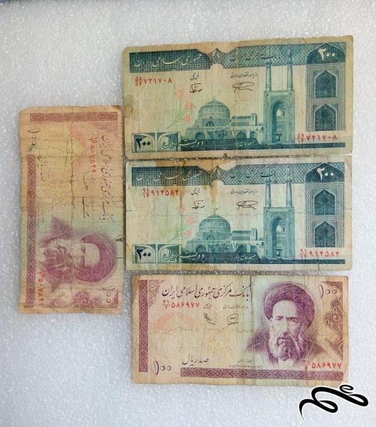 4 اسکناس باارزش 10 و 20 تومنی (64)