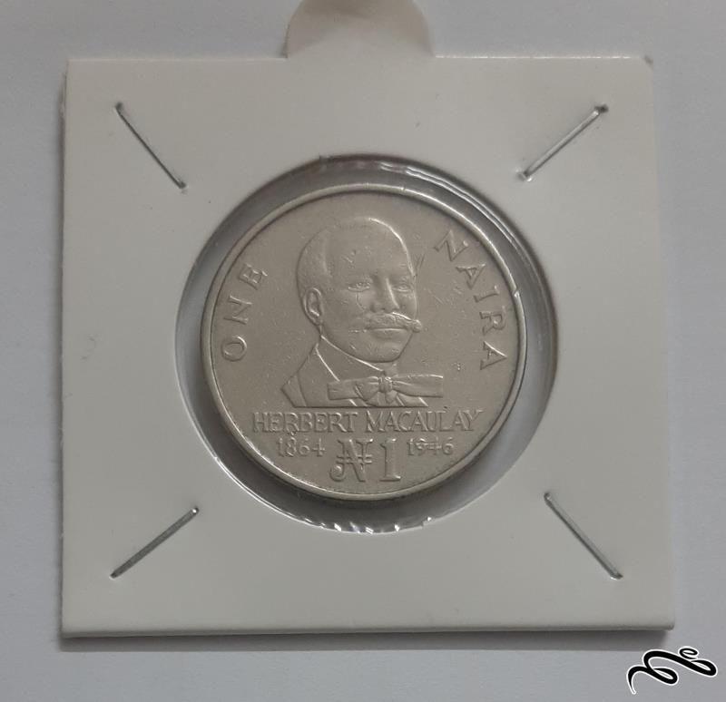 سکه کمیاب و ضخیم نیجریه 1991