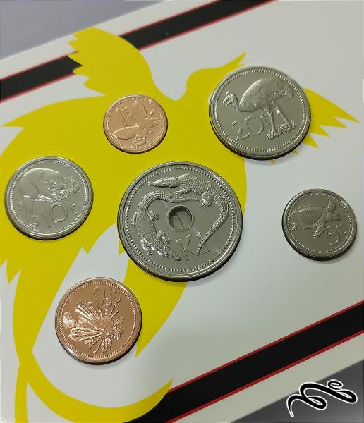 پک پروف سکه های گینه نو پاپوآ