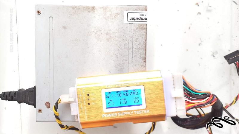 پاور Harris 500W.P4 فن کوچک 24 پین