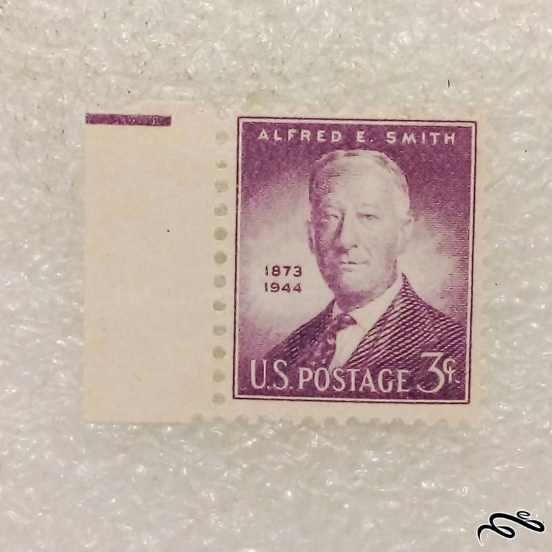 تمبر ارزشمند قدیمی ۳ سنت امریکا الفرد اسمیت (۹۶)۷