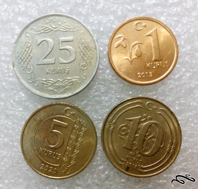 4 سکه ارزشمند خارجی.ترکیه (01)185 F