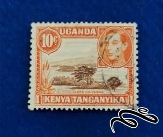 تمبر زیبای قدیمی کلاسیک اوگاندا کنیا تانزانیا مستعمره.بریتانیا/انگلیس.باطله(۹۴)۰