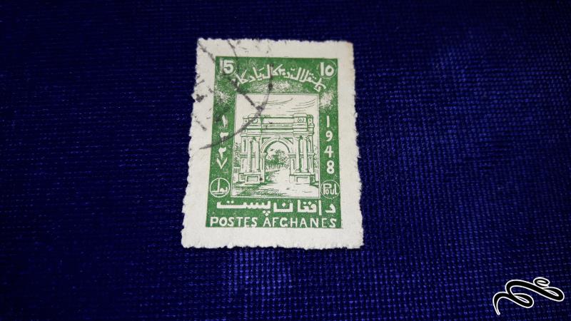 تمبر خارجی مهر خورده قدیمی و کلاسیک پادشاهی افغانستان