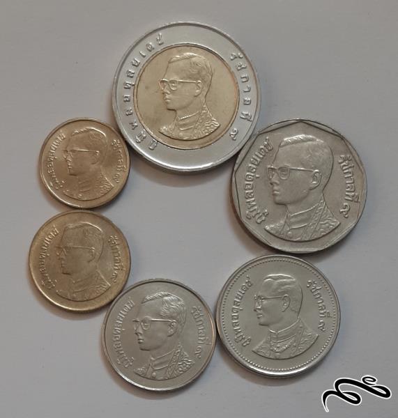 ست کامل سکه های تایلند
